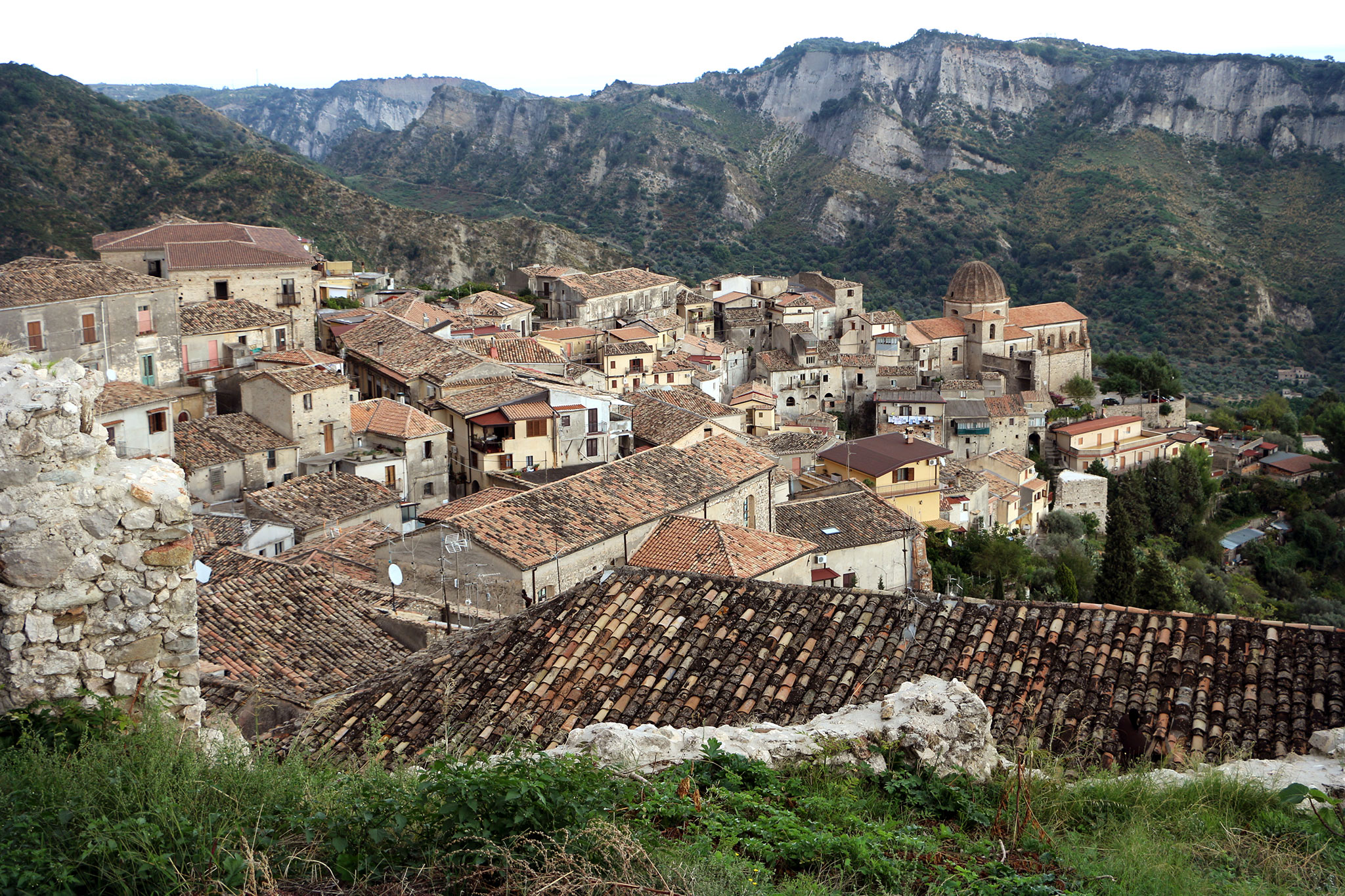 Stilo, veduta con San Domenico, Calabria